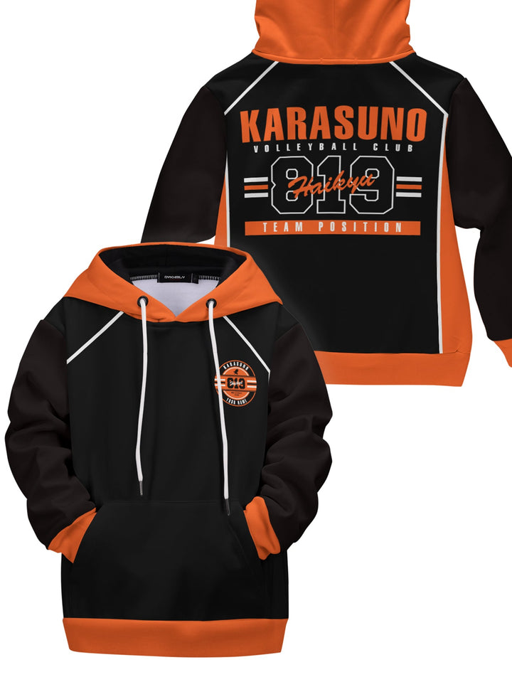 Fandomaniax - Personalized 819 Karasuno Kids Unisex Pullover Hoodie