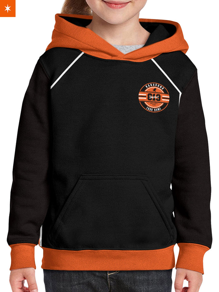 Fandomaniax - Personalized 819 Karasuno Kids Unisex Pullover Hoodie