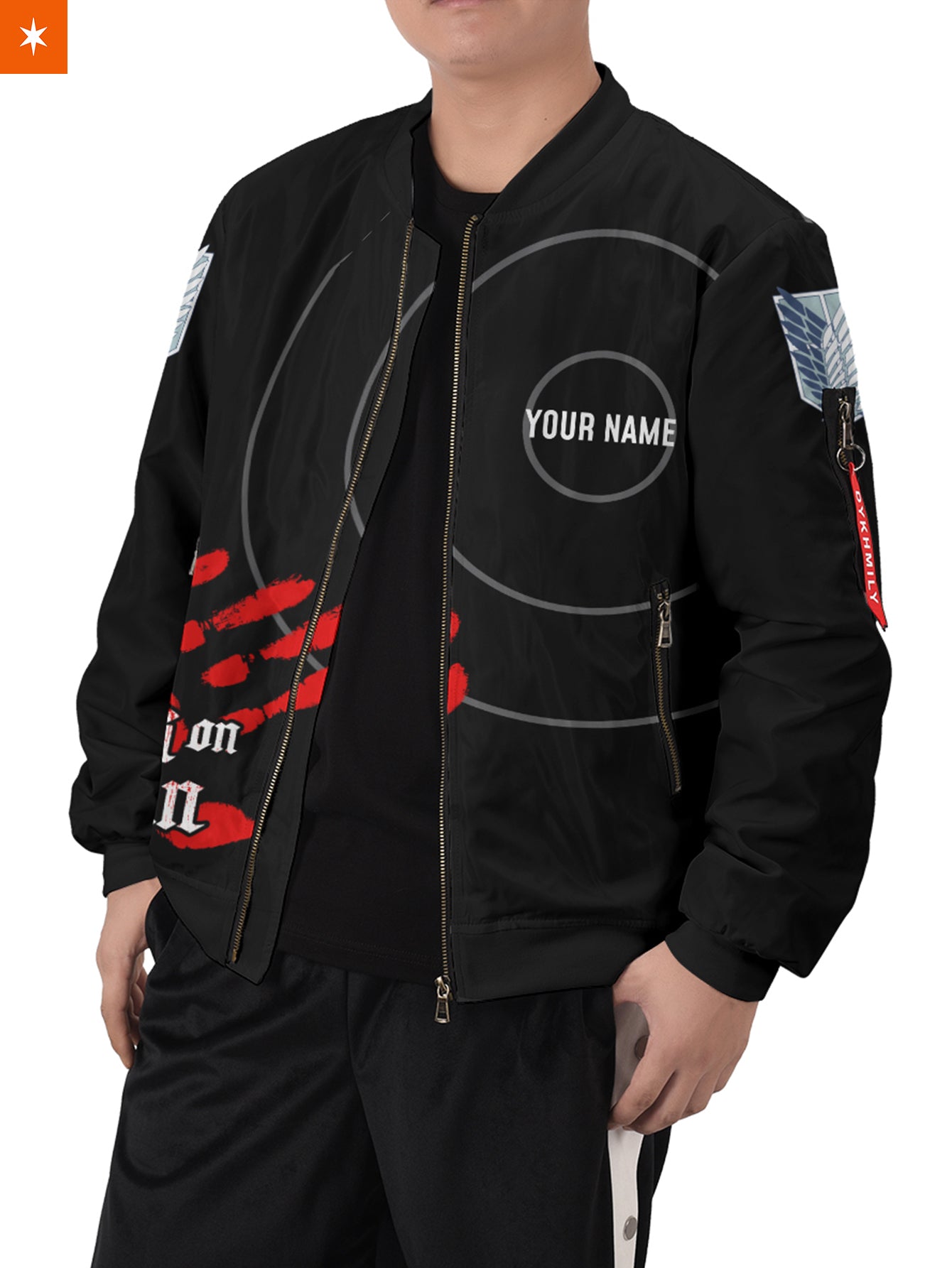 Fandomaniax - Personalized AOT Skilled Corps Soldier Bomber Jacket
