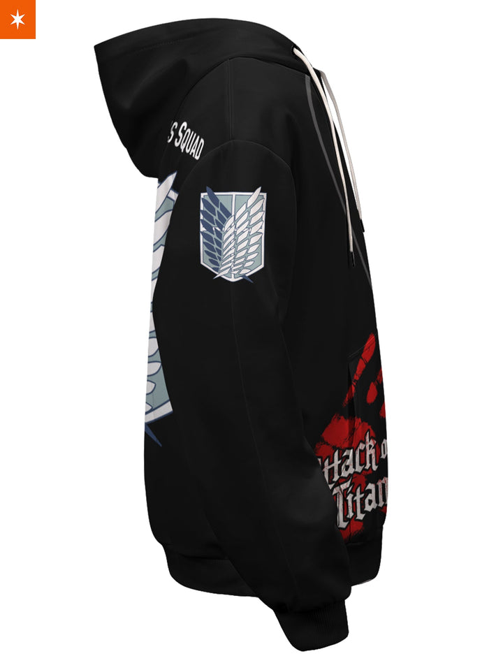 Fandomaniax - Personalized AOT Skilled Corps Soldier Unisex Pullover Hoodie