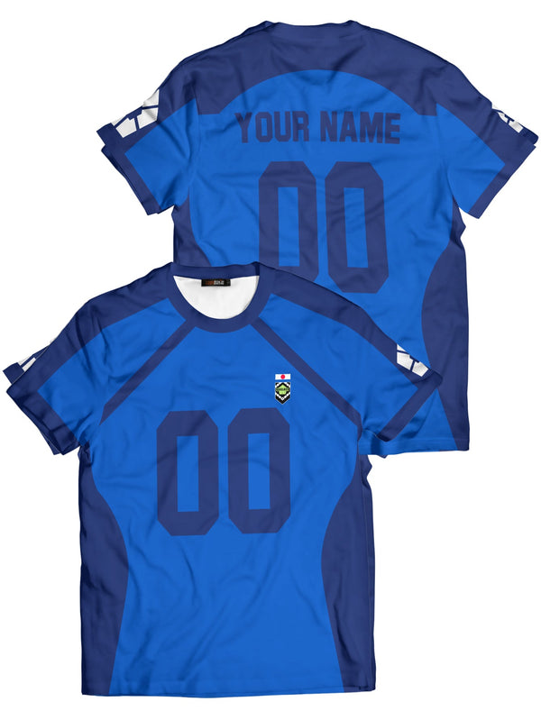 Fandomaniax - Personalized Blue Lock Jersey Unisex T-Shirt