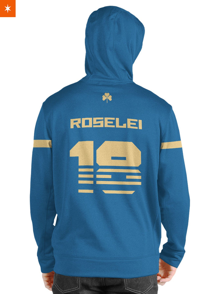 Fandomaniax - Personalized Blue Rose Uniform Unisex Pullover Hoodie