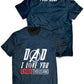 Fandomaniax - Personalized Dad I Love You 3000 Unisex T-Shirt
