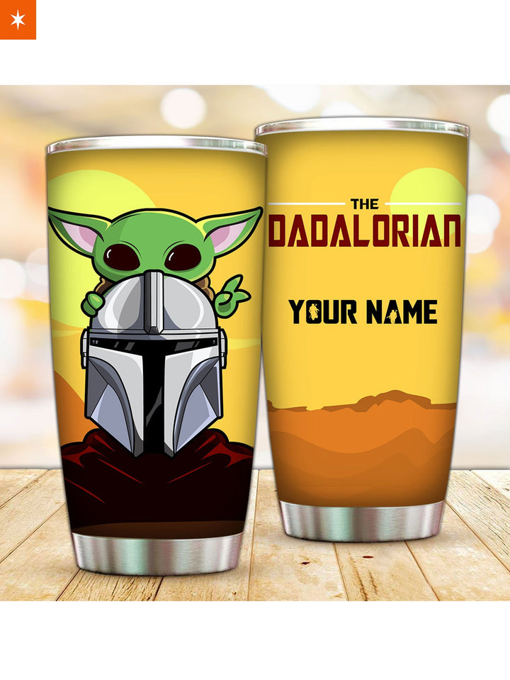 Fandomaniax - Personalized Dadalorian Tumbler