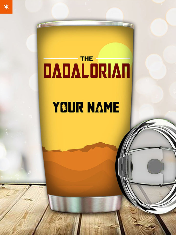 Fandomaniax - Personalized Dadalorian Tumbler