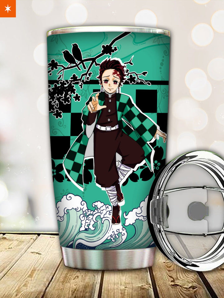 Fandomaniax - Personalized Dreamy Tanjiro Tumbler