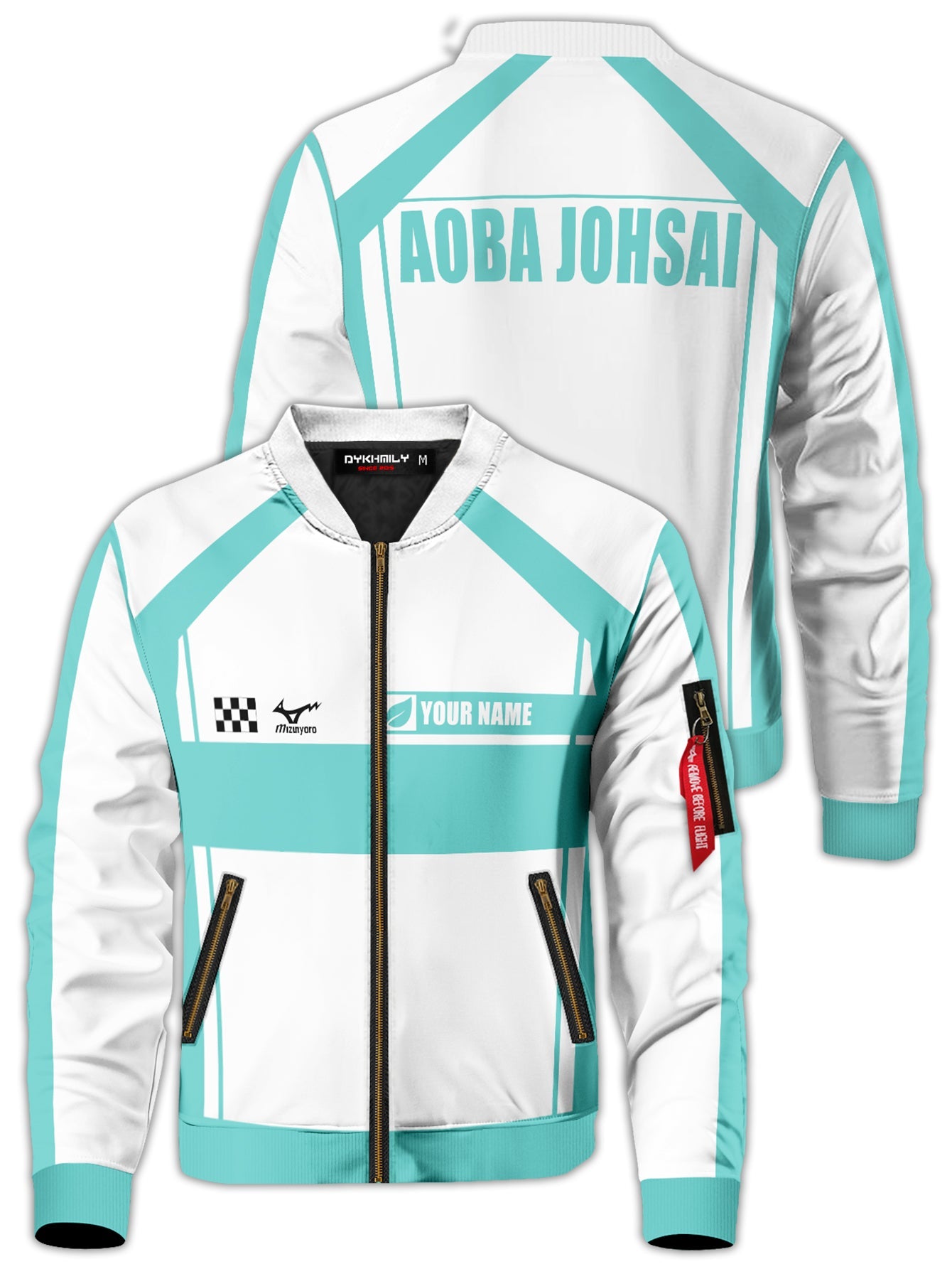 Fandomaniax - Personalized F1 Aoba Johsai Bomber Jacket