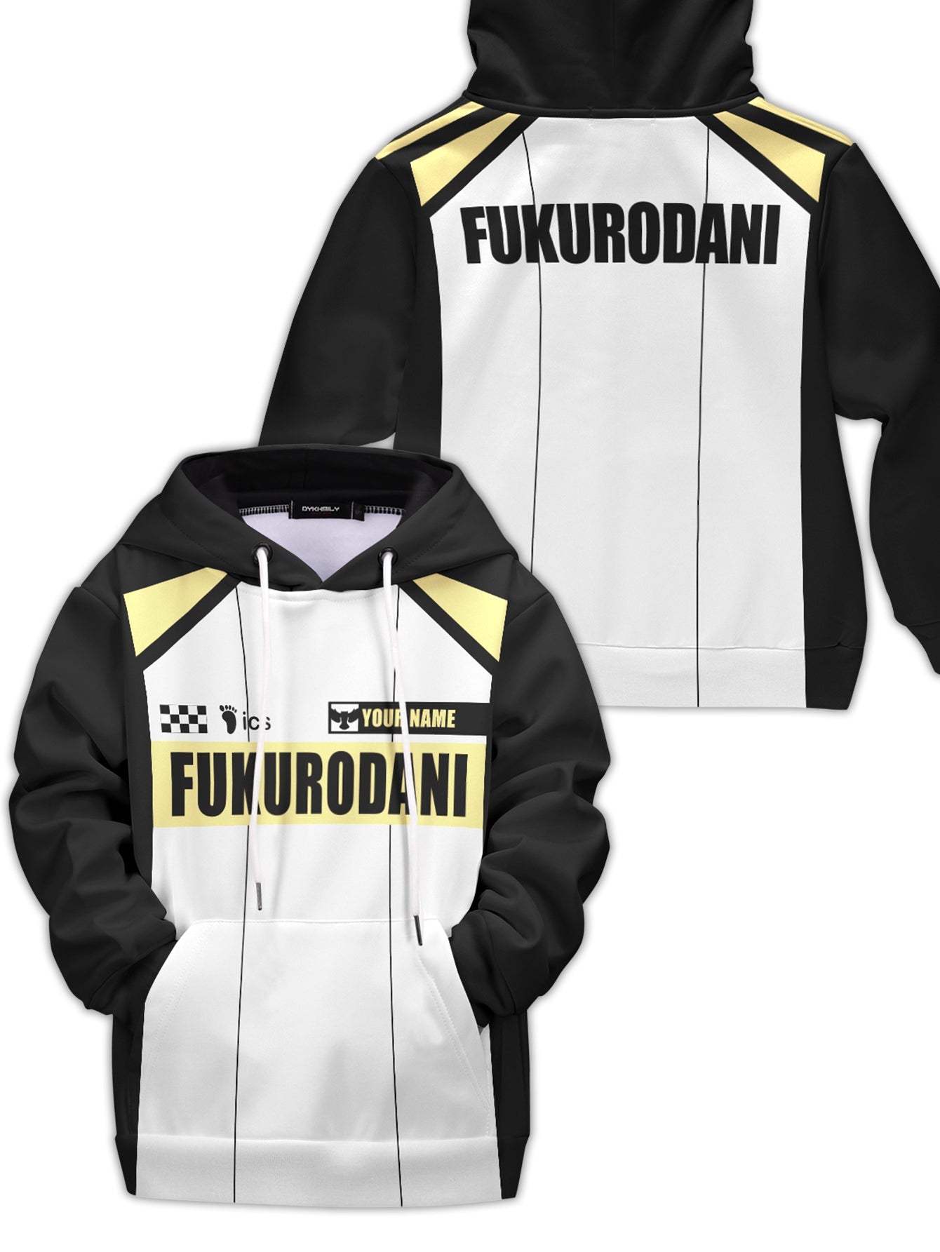 Fandomaniax - Personalized F1 Fukurodani Kids Unisex Pullover Hoodie