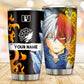 Fandomaniax - Personalized Fire and Ice is my Quirk Tumbler