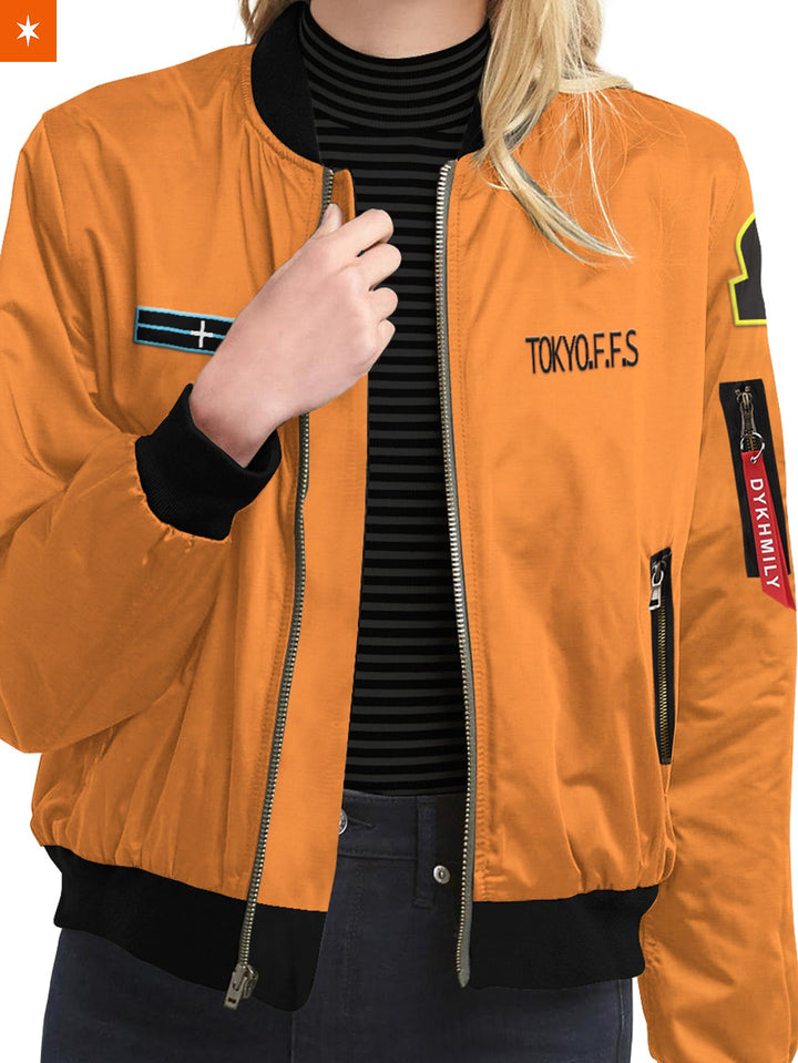 Fandomaniax - Personalized Fire Force Company 8 Bomber Jacket