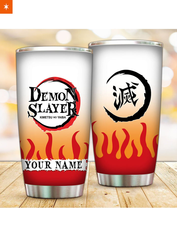 Fandomaniax - Personalized Fire Hashira Tumbler