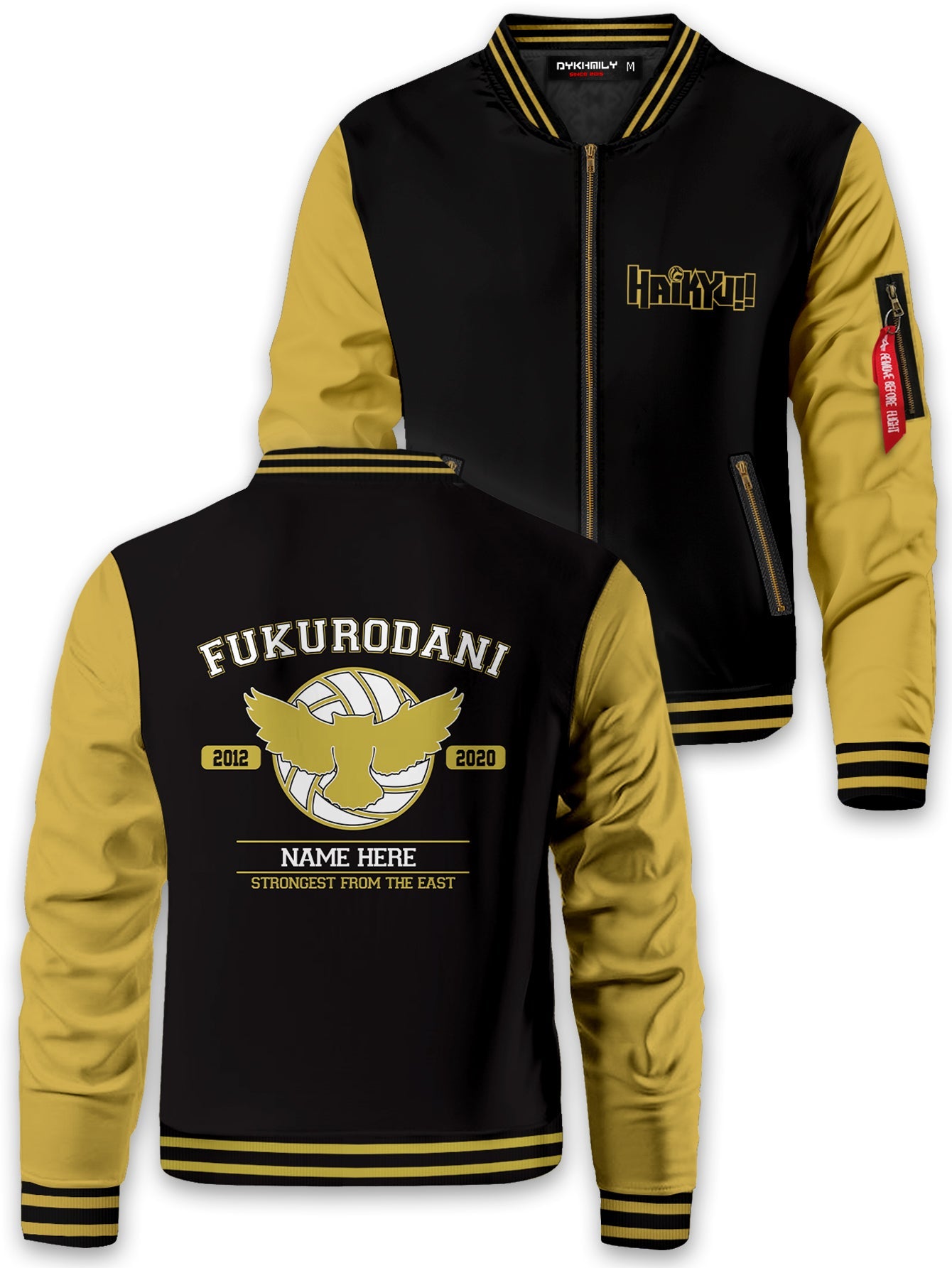 Fandomaniax - Personalized Fukurodani Strongest From The East Bomber Jacket