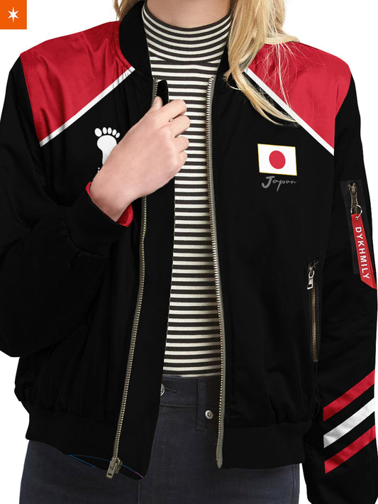 Fandomaniax - Personalized Haikyuu National Team Libero Bomber Jacket