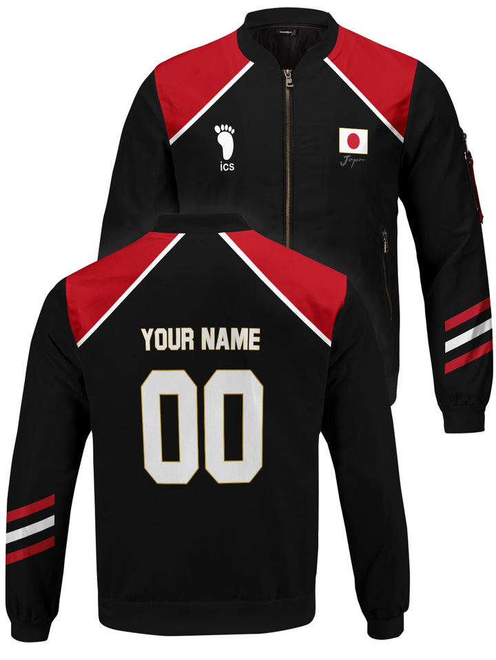 Fandomaniax - Personalized Haikyuu National Team Libero Bomber Jacket