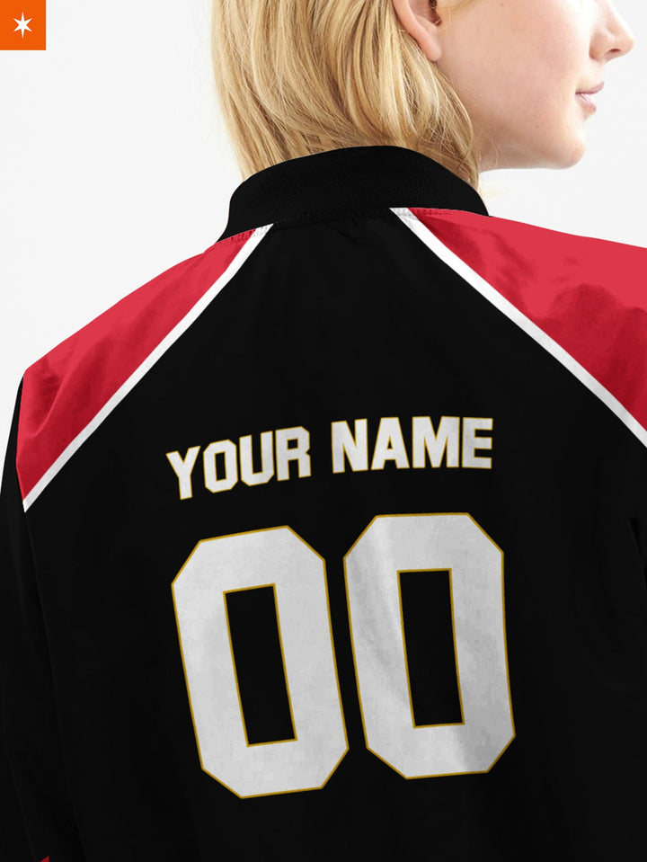 Fandomaniax - Personalized Haikyuu National Team Libero Bomber Jacket