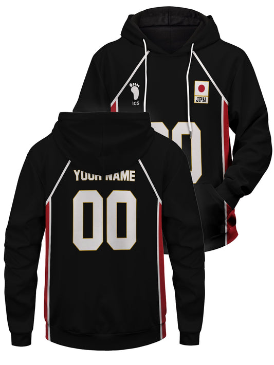 Fandomaniax - Personalized Haikyuu National Team Libero Unisex Pullover Hoodie