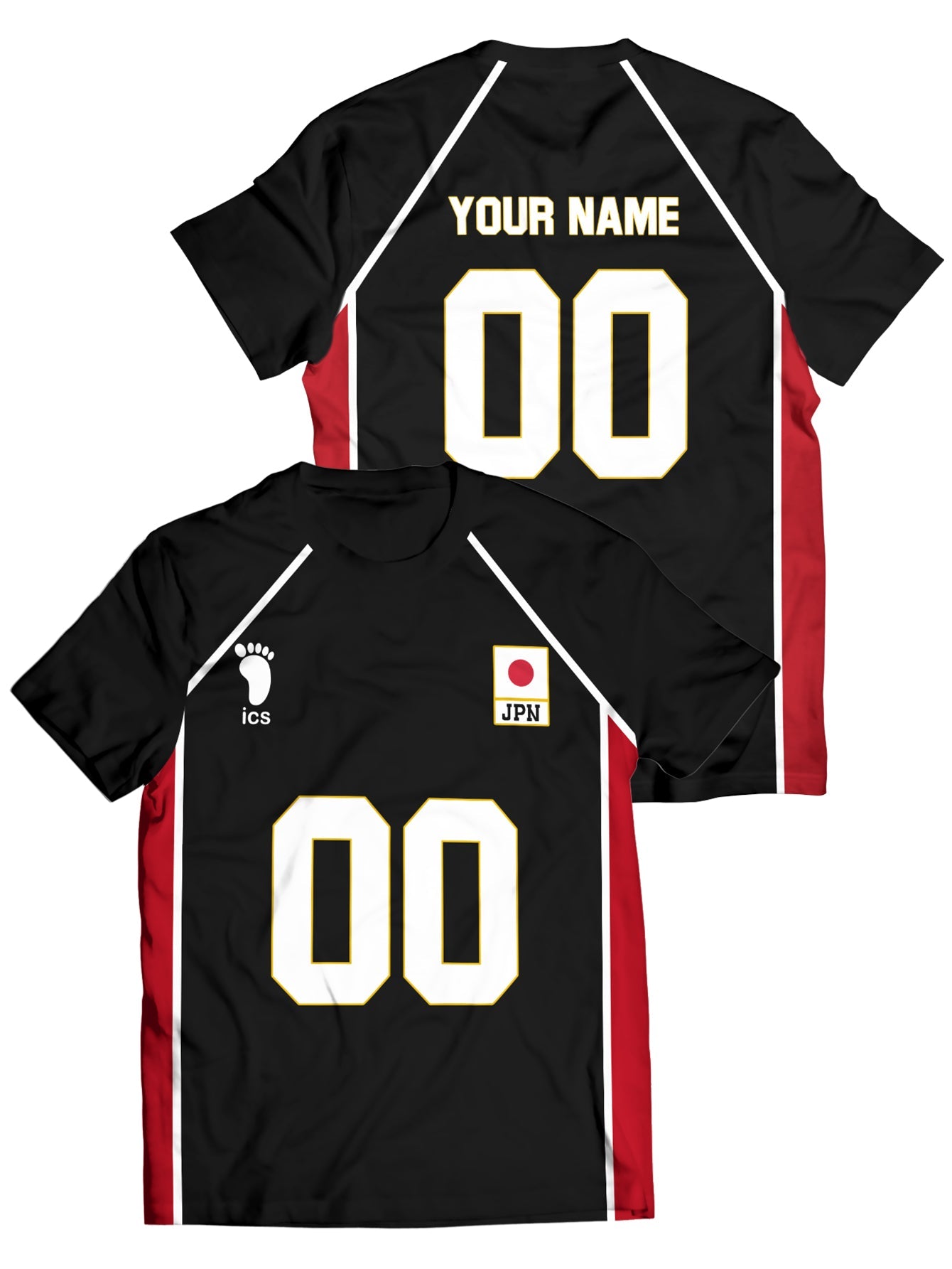 Fandomaniax - Personalized Haikyuu National Team Libero Unisex T-Shirt