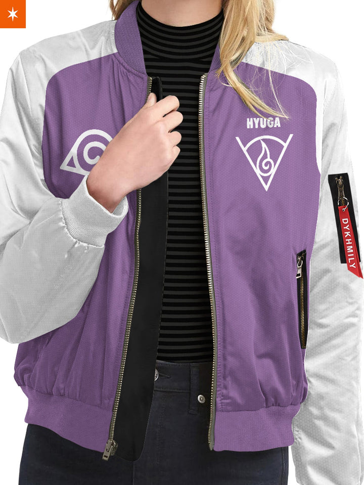 Fandomaniax - Personalized Hyuga Clan Bomber Jacket