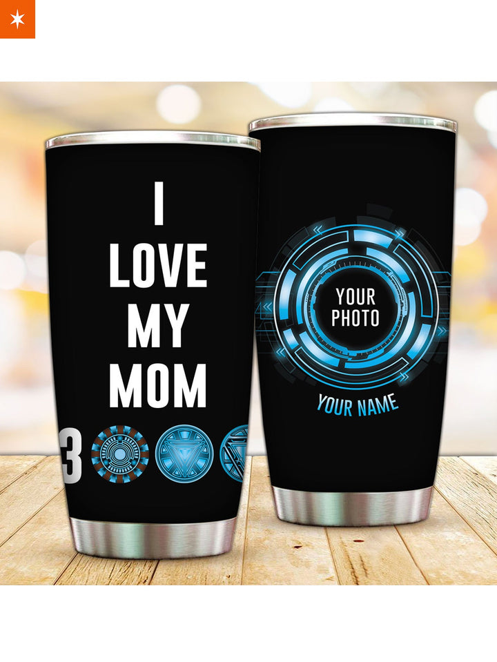 Fandomaniax - Personalized I love my Mom 3000 Tumbler