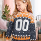 Fandomaniax - Personalized Karasuno Christmas Kids Unisex Wool Sweater