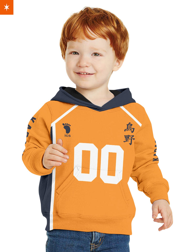 Fandomaniax - Personalized Karasuno Libero Kids Unisex Pullover Hoodie