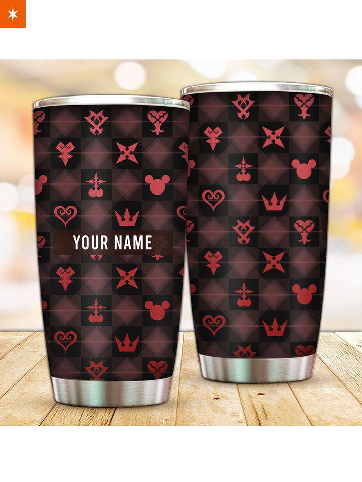 Fandomaniax - Personalized Khearts Pattern Tumbler