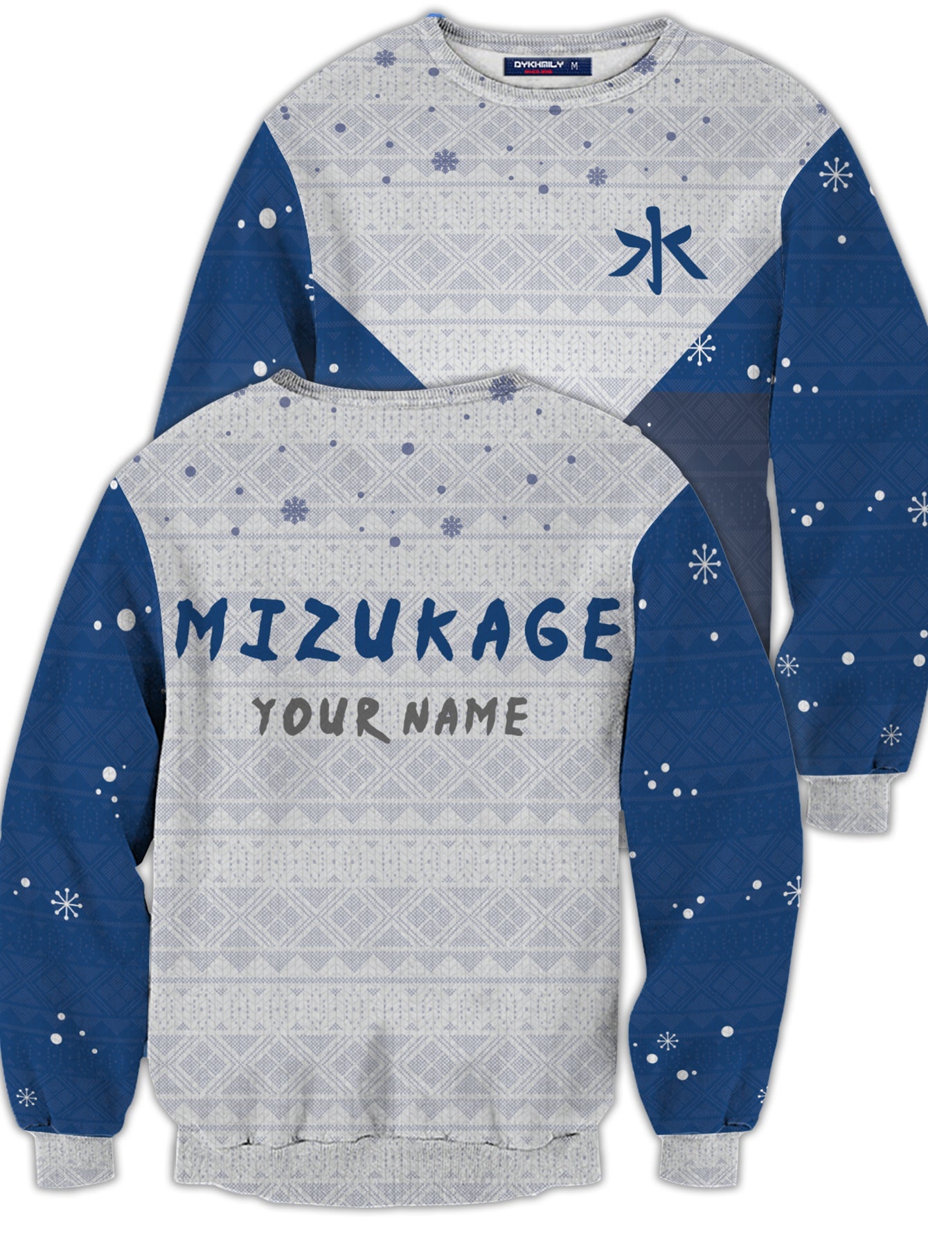 Fandomaniax - Personalized Mizukage Unisex Wool Sweater