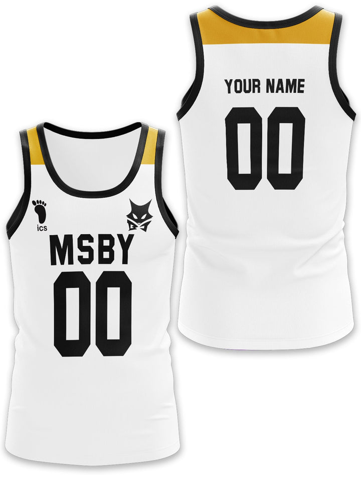 Fandomaniax - Personalized MSBY Black Jackals Libero Unisex Tank Tops