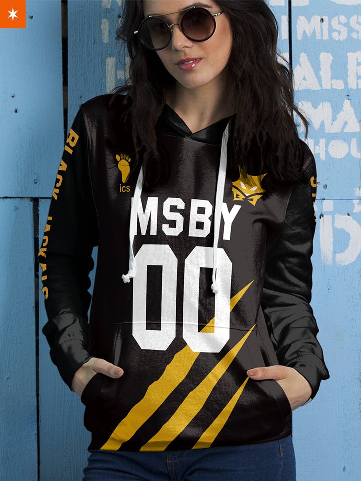 Fandomaniax - Personalized MSBY Black Jackals Unisex Pullover Hoodie