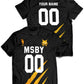Fandomaniax - Personalized MSBY Black Jackals Unisex T-Shirt