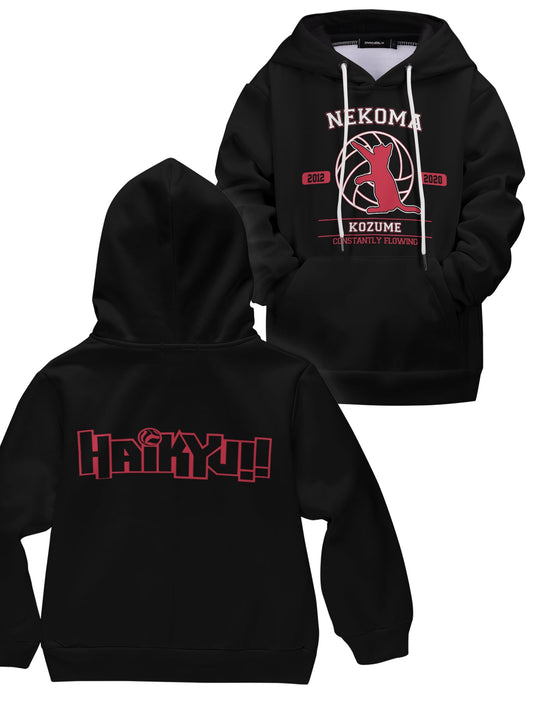 Fandomaniax - Personalized Nekoma Constantly Flowing Kids Unisex Pullover Hoodie