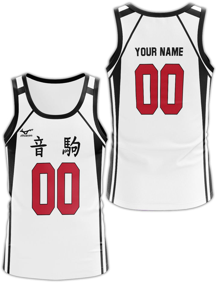 Fandomaniax - Personalized Nekoma Libero Unisex Tank Tops