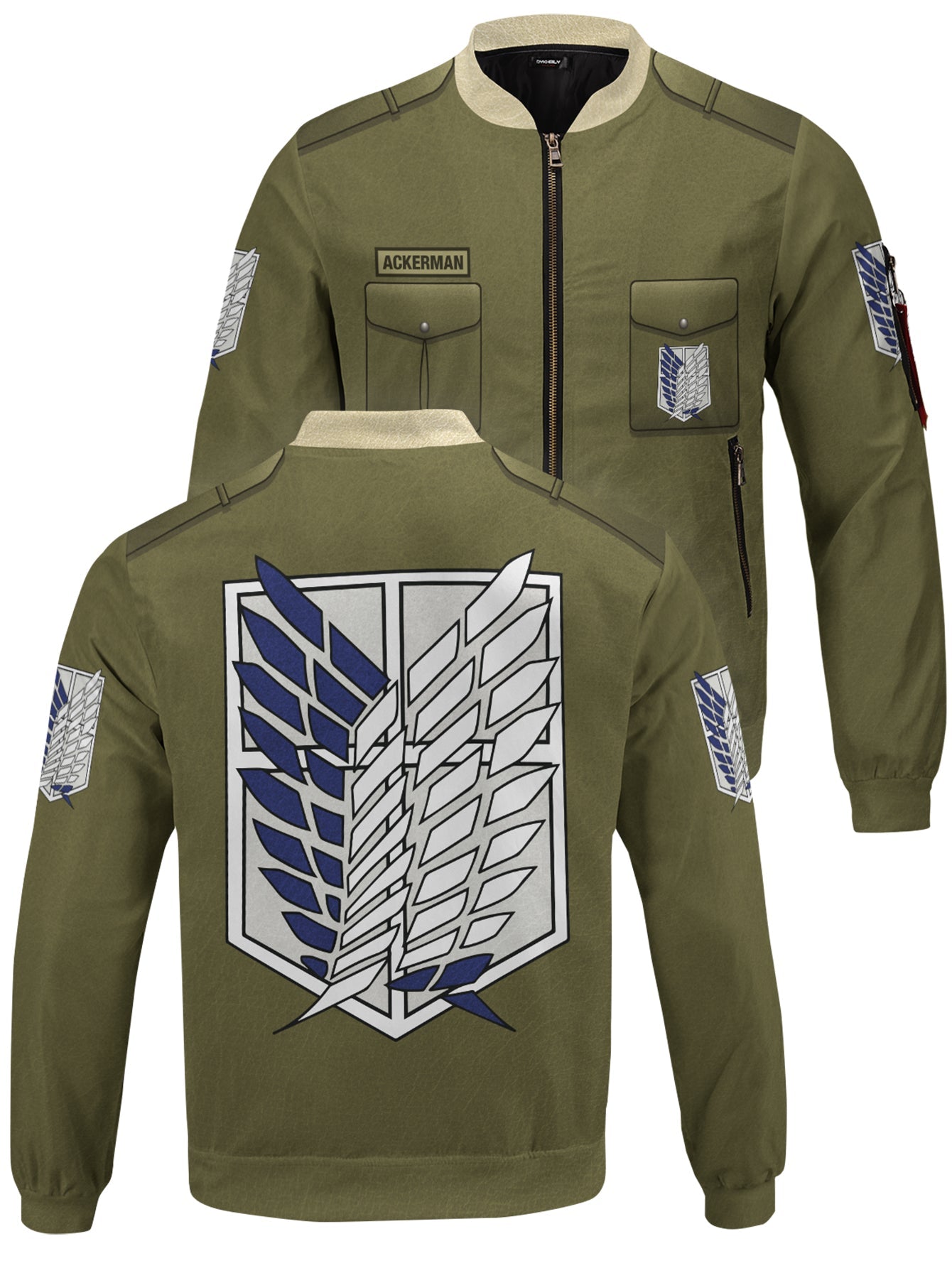 Fandomaniax - Personalized New Survey Corps Uniform Bomber Jacket