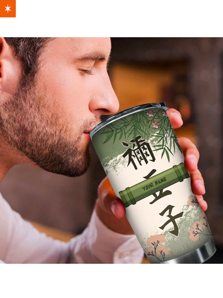 Fandomaniax - Personalized Nezuko Bamboo Tumbler