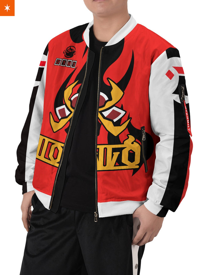 Fandomaniax - [Buy 1 Get 1 SALE] Personalized Poke Fire Uniform Bomber Jacket