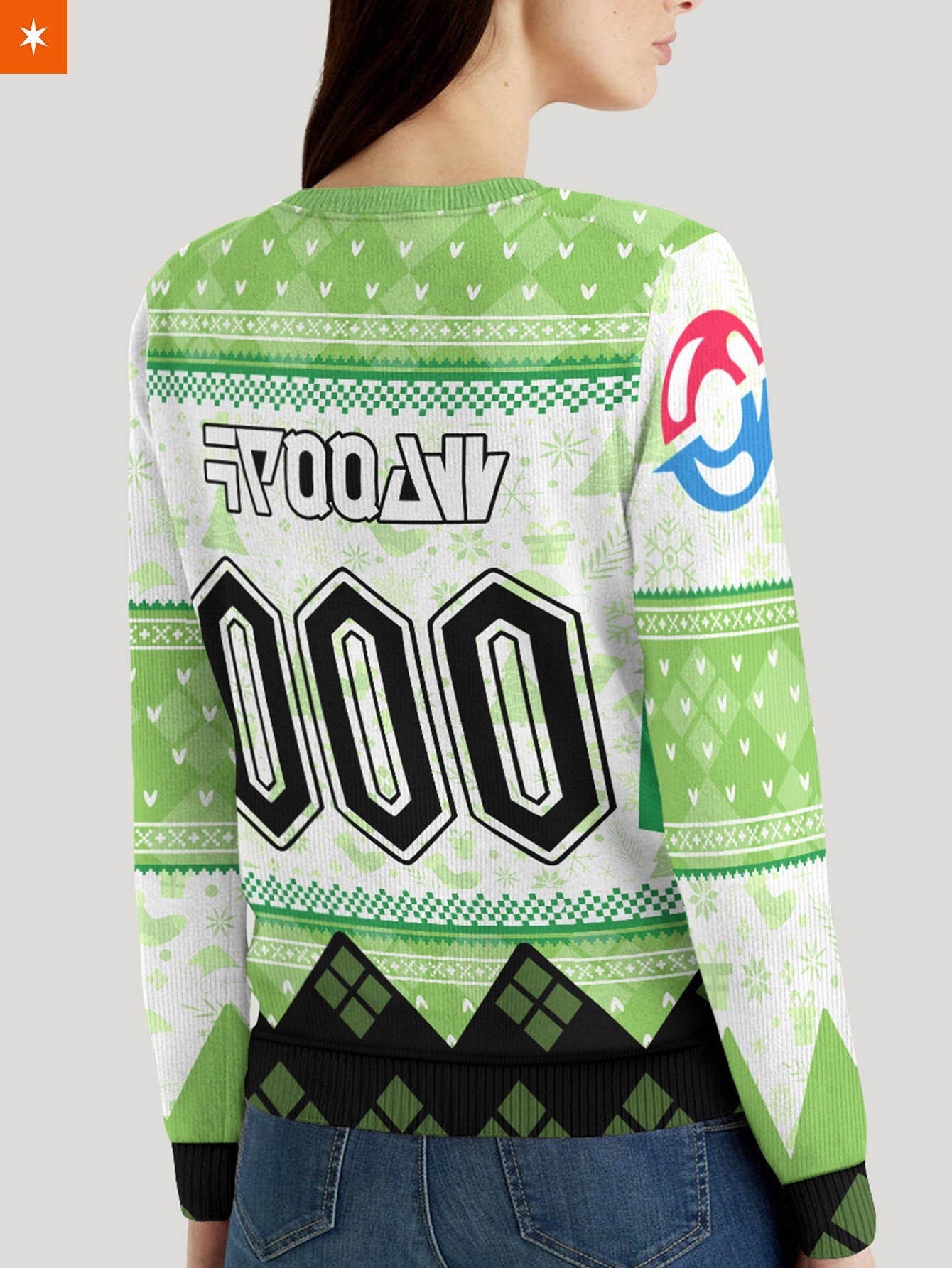 Fandomaniax - [Buy 1 Get 1 SALE] Personalized Poke Grass Uniform Unisex Wool Sweater