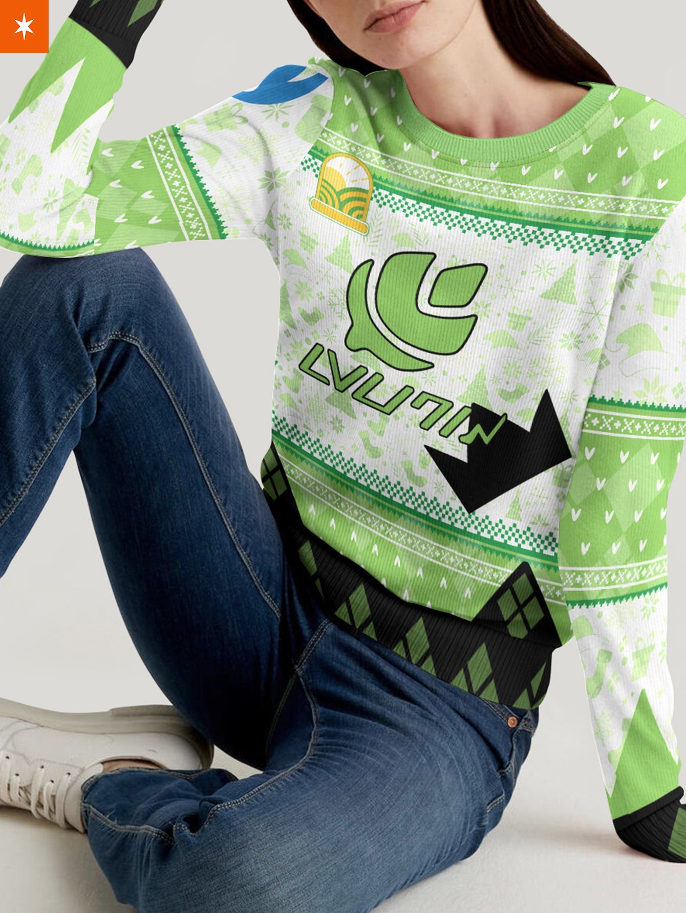 Fandomaniax - [Buy 1 Get 1 SALE] Personalized Poke Grass Uniform Unisex Wool Sweater