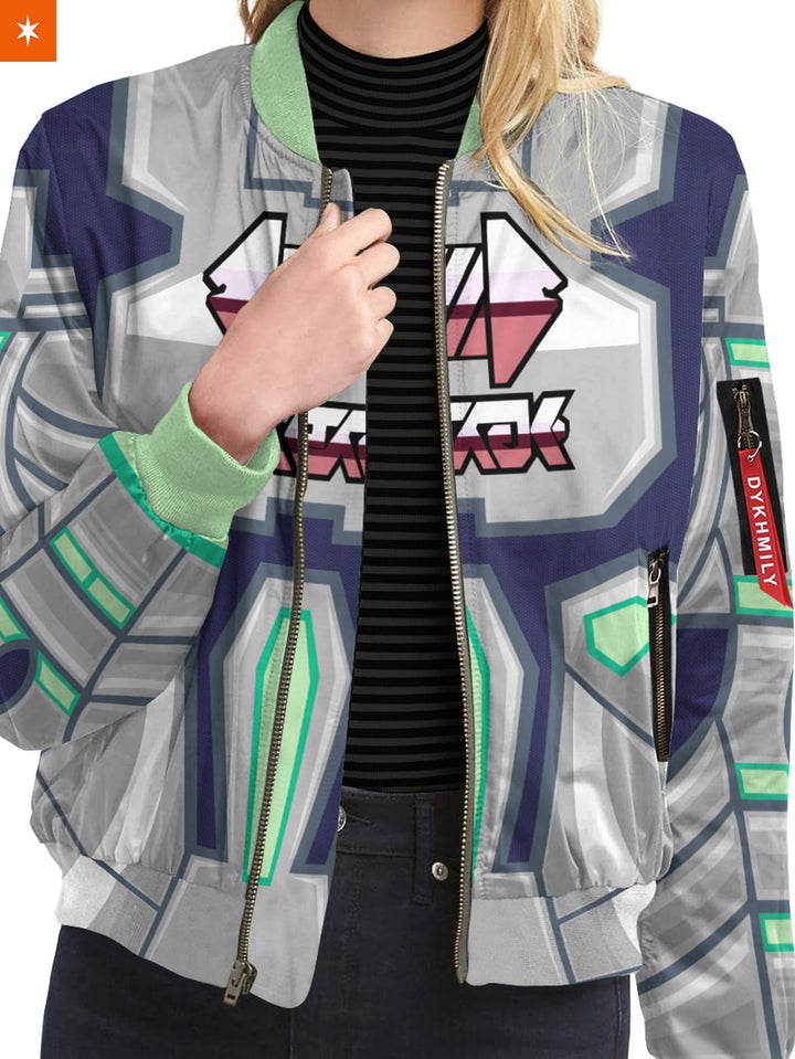 Fandomaniax - [Buy 1 Get 1 SALE] Personalized Poke Steel Uniform Bomber Jacket