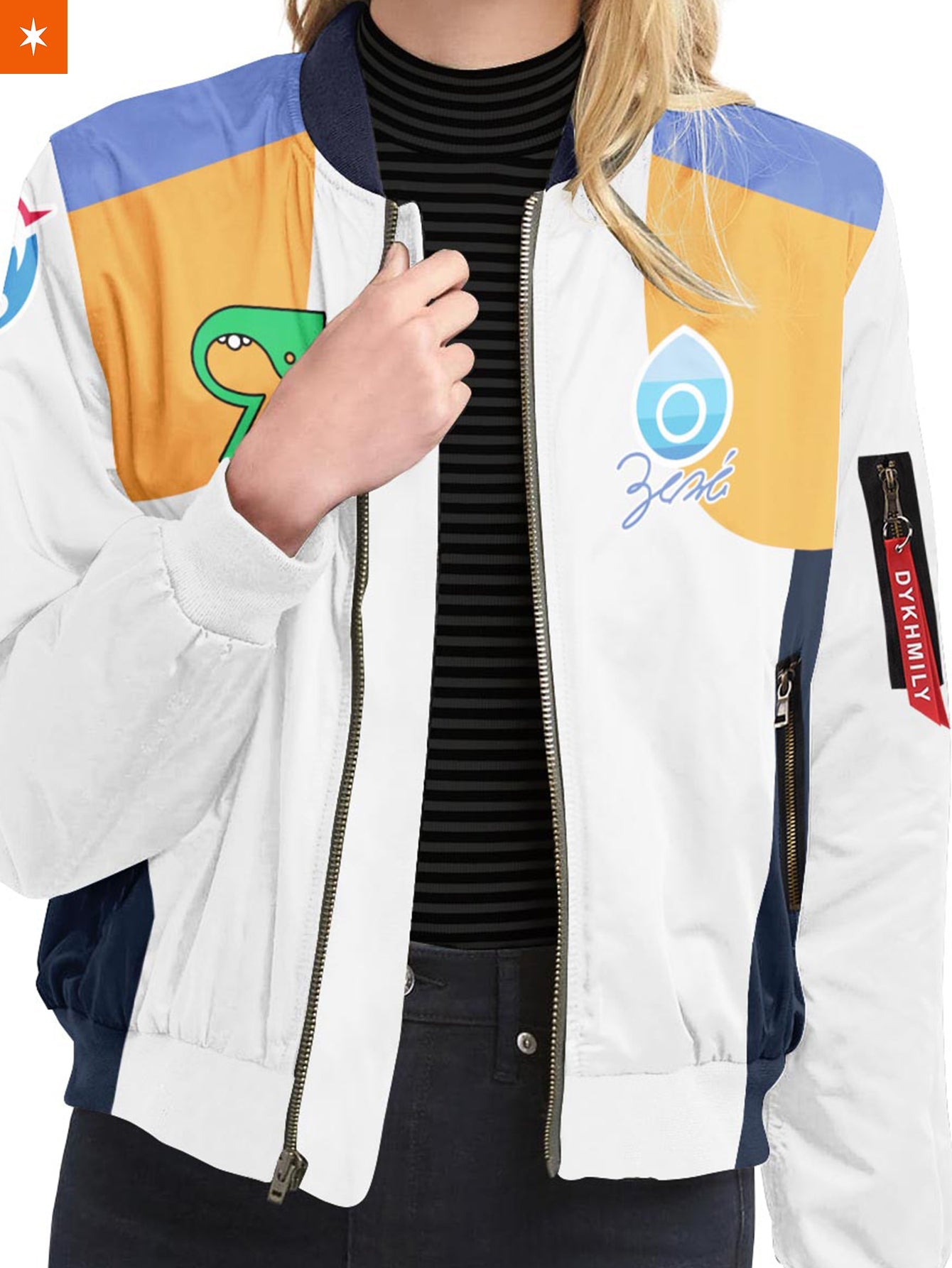 Fandomaniax - [Buy 1 Get 1 SALE] Personalized Poke Water Uniform Bomber Jacket