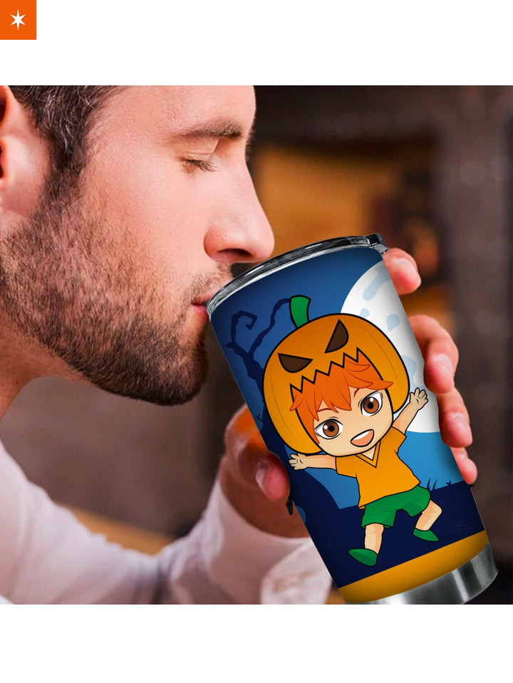 Fandomaniax - Personalized Pumpkin Hinata Shoyo Tumbler