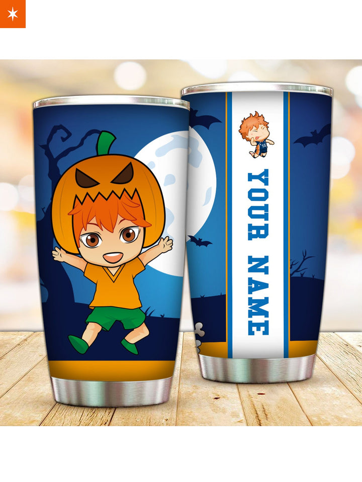 Fandomaniax - Personalized Pumpkin Hinata Shoyo Tumbler