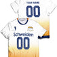 Fandomaniax - Personalized Schweiden Adlers Unisex T-Shirt