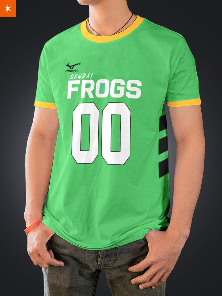 Fandomaniax - Personalized Sendai Frogs Unisex T-Shirt