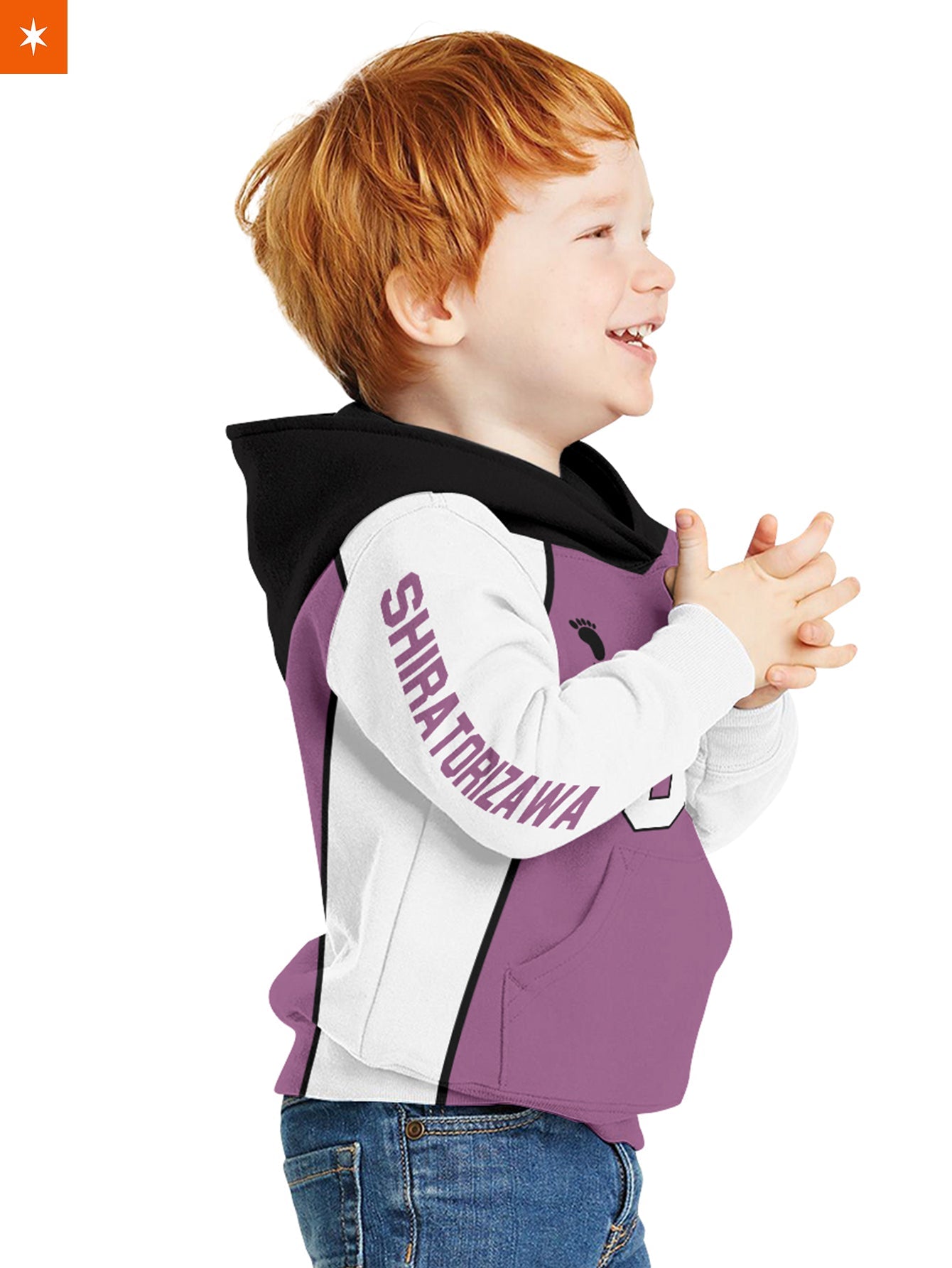 Fandomaniax - Personalized Shiratorizawa Libero Kids Unisex Pullover Hoodie