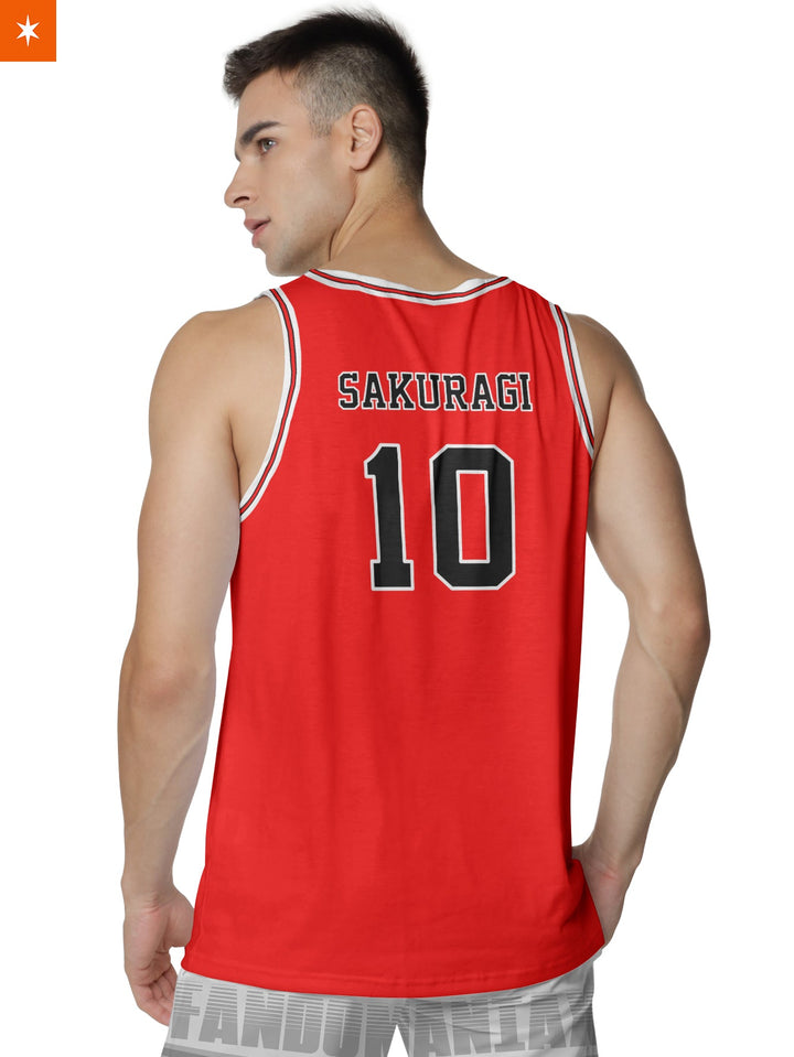 Fandomaniax - Personalized Shohoku Jersey Unisex Tank Tops