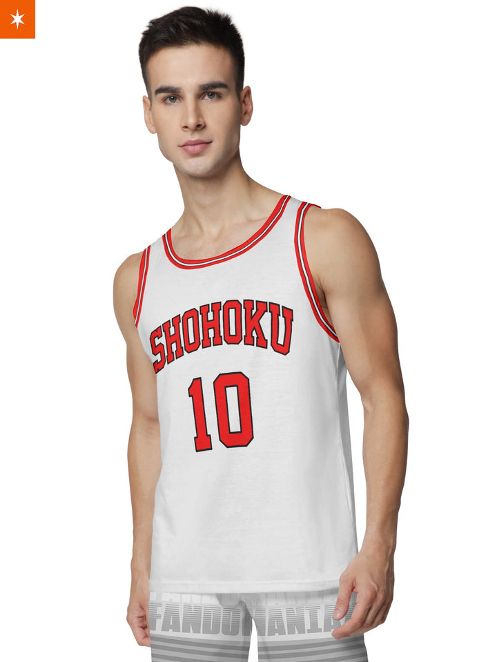 Fandomaniax - Personalized Shohoku Jersey Unisex Tank Tops