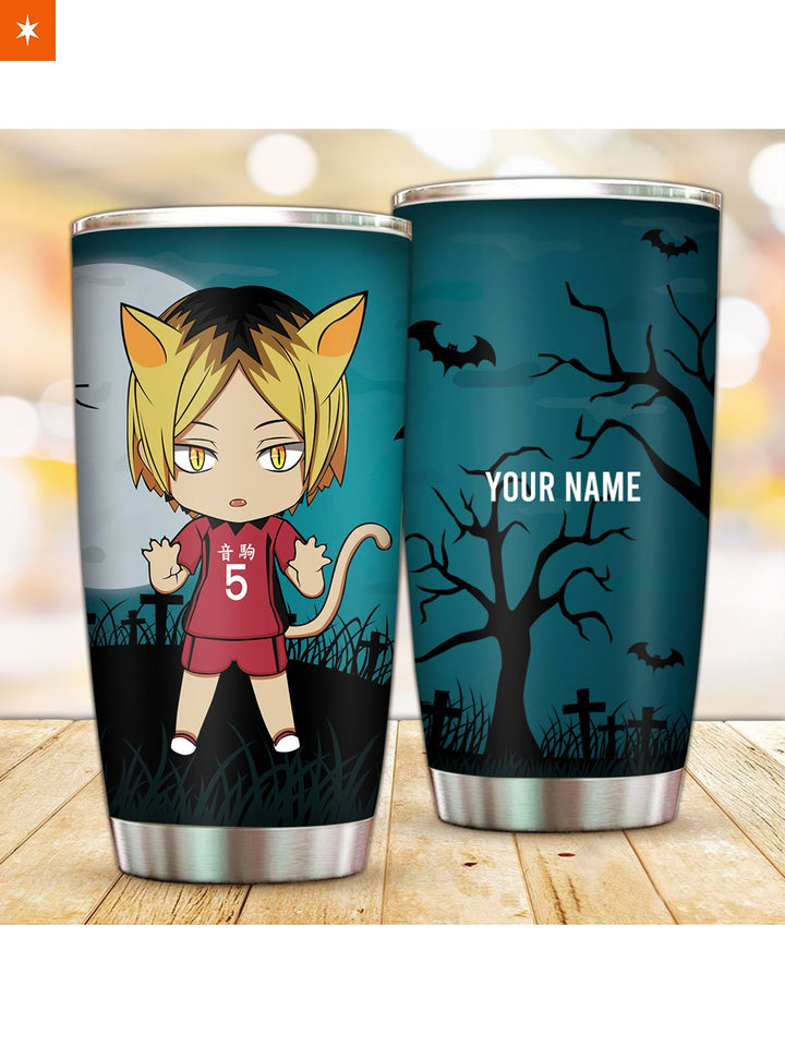 Fandomaniax - Personalized Sleepy Cat Kenma Kozume Tumbler