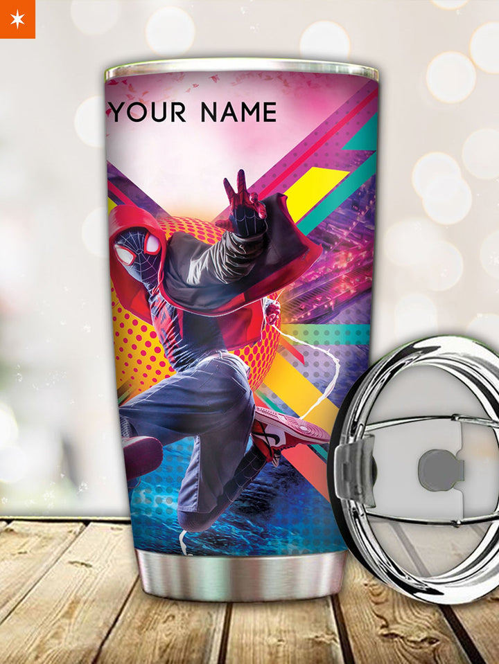 Fandomaniax - Personalized Spidey Miles Tumbler