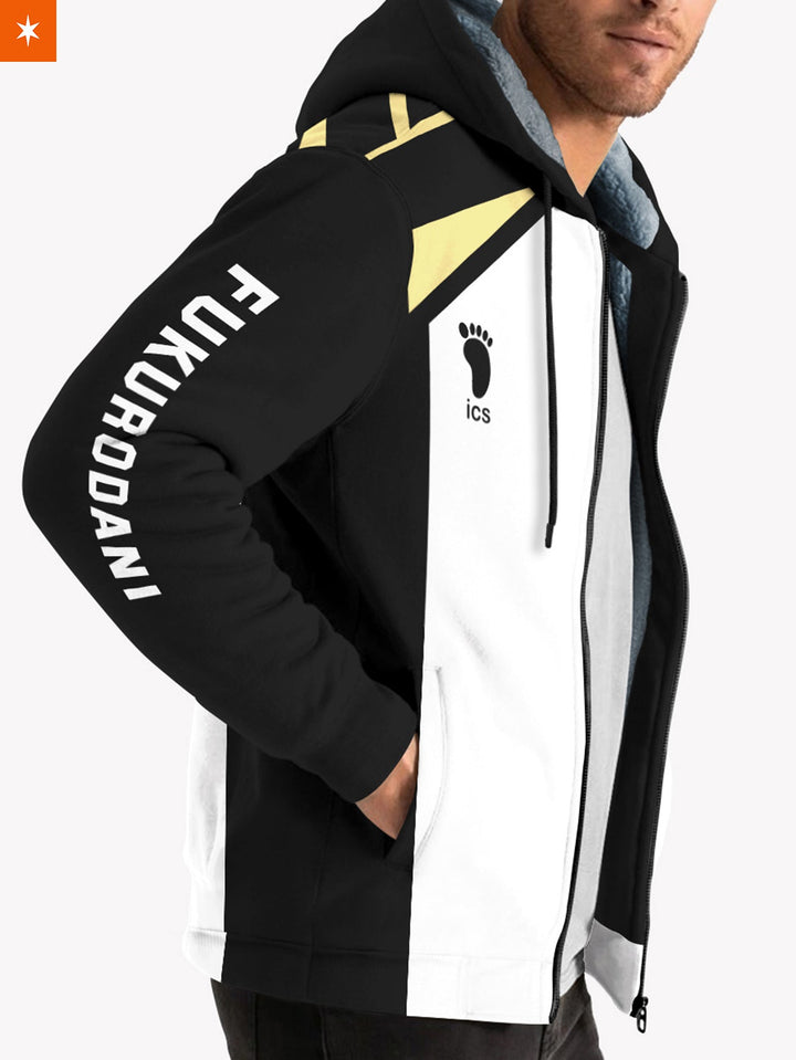 Fandomaniax - Personalized Team Fukurodani Velvet Hoodie