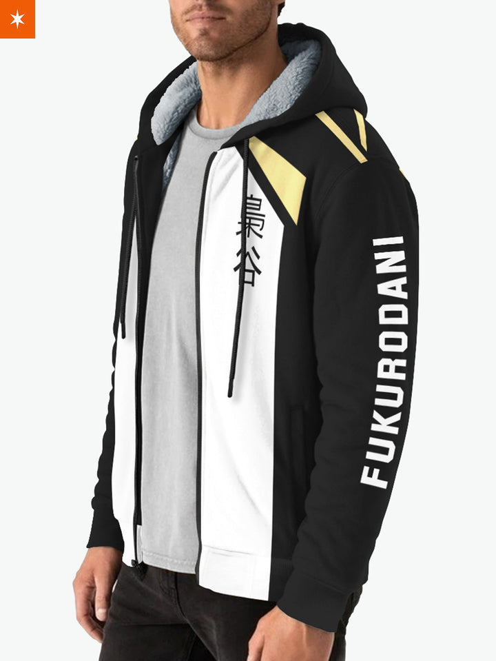 Fandomaniax - Personalized Team Fukurodani Velvet Hoodie